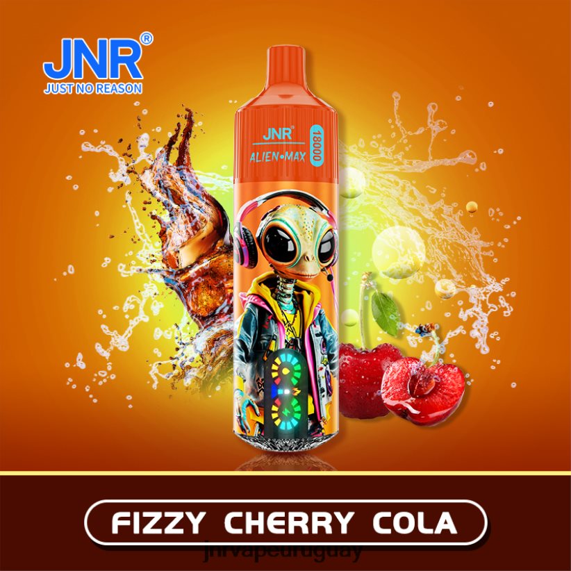 JNR ALIEN máximo 2JTD4F36 - JNR Vapes Factory refresco de cola de cereza