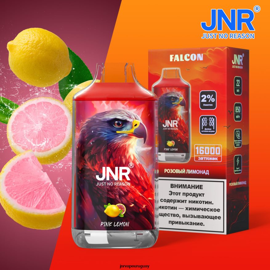 halcón jnr limón rosa sin frutos J4NP8T225 -JNR Vape